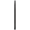 VidaXL Zagłówek Z zagłówkiem Czarny 180 x 55 x 3 cm rattan