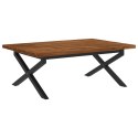 VidaXL Kwadratowy stół do jedzenia 120 x 90 x 75 cm Lite Drewno Akacji