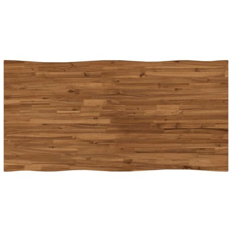 VidaXL Stół jadalny z naturalną krawędzią 140 x 90 x 75 cm