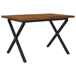 VidaXL Stół jadalny z naturalną krawędzią 90 x 55 x 75 cm