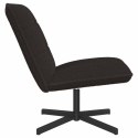 VidaXL Fotel obrotowy Czarny Bouclé