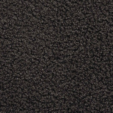 VidaXL Fotel obrotowy Czarny Bouclé