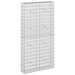 VidaXL Gabion z drutu 3,5 mm i siatką 5x10 cm 100x20x200 cm