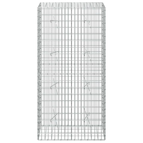 VidaXL Gabion z drutu 3,5 mm i siatką 5x10 cm 100x20x200 cm