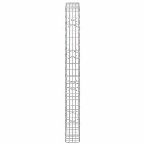 VidaXL Gabion z drutu 3,5 mm i siatką 5x10 cm 100x20x200 cm