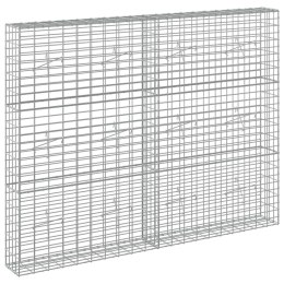 VidaXL Gabion z drutu 3,5 mm i siatką 5x10 cm 200x20x150 cm