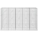 VidaXL Gabion z drutu 3,5 mm i siatką 5x10 cm 250x20x150 cm