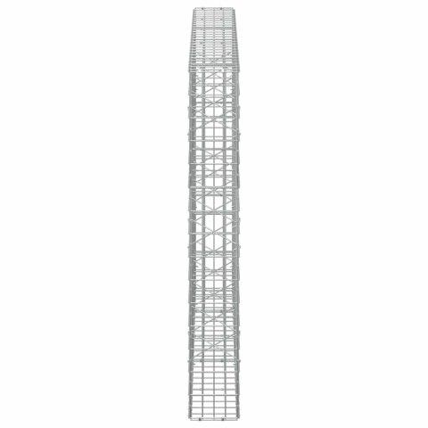 VidaXL Gabion z drutu 3,5 mm i siatką 5x10 cm 250x20x150 cm