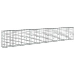 VidaXL Gabion z drutu 3,5 mm i siatką 5x10 cm 300x20x50 cm