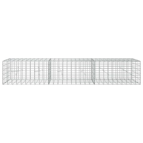 VidaXL Gabion z drutu 3,5 mm i siatką 5x10 cm 300x20x50 cm