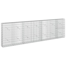 VidaXL Gabion z drutu 3,5 mm i siatką 5x10 cm 350x20x100 cm