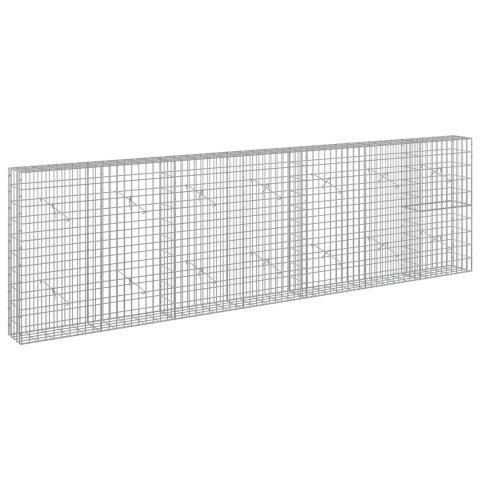 VidaXL Gabion z drutu 3,5 mm i siatką 5x10 cm 350x20x100 cm