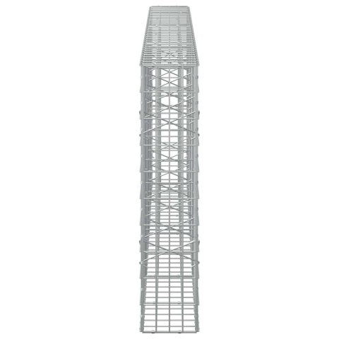 VidaXL Gabion z drutu 3,5 mm i siatką 5x10 cm 350x20x100 cm