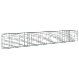 VidaXL Gabion z drutu 3,5 mm i siatką 5x10 cm 350x20x50 cm