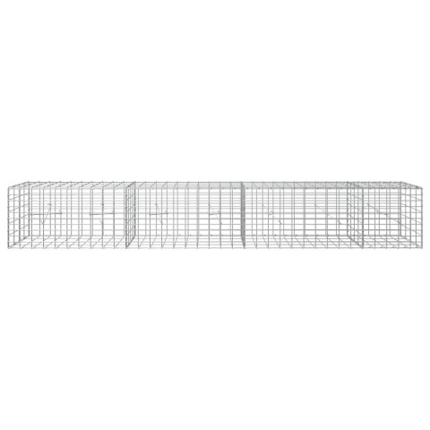 VidaXL Gabion z drutu 3,5 mm i siatką 5x10 cm 350x20x50 cm