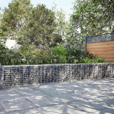 VidaXL Gabion z drutu 3,5 mm i siatką 5x10 cm 500x20x50 cm
