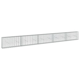 VidaXL Gabion z drutu 3,5 mm i siatką 5x10 cm 500x20x50 cm
