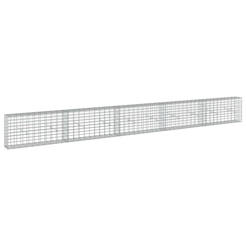 VidaXL Gabion z drutu 3,5 mm i siatką 5x10 cm 500x20x50 cm