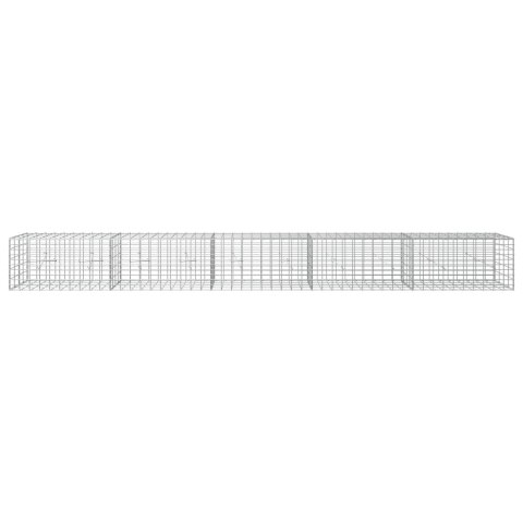 VidaXL Gabion z drutu 3,5 mm i siatką 5x10 cm 500x20x50 cm