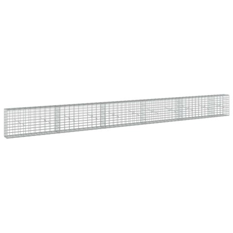 VidaXL Gabion z drutu 3,5 mm i siatką 5x10 cm 550x20x50 cm