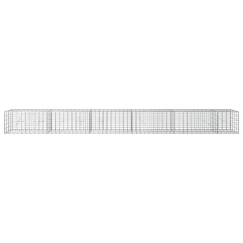 VidaXL Gabion z drutu 3,5 mm i siatką 5x10 cm 550x20x50 cm