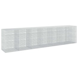VidaXL Gabion z drutu 5 mm i siatką 5x2,5 cm 650x100x150 cm