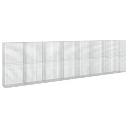 VidaXL Gabion z drutu 5 mm i siatką 5x2,5 cm 750x50x200 cm