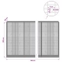 VidaXL Gabion z drutu 5 mm i siatką 5x2,5 cm 750x50x200 cm