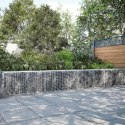 VidaXL Gabion z drutu 5 mm i siatką 5x2,5 cm 850x100x50 cm