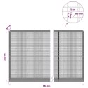 VidaXL Gabion z drutu 5 mm i siatką 5x2,5 cm 950x50x200 cm
