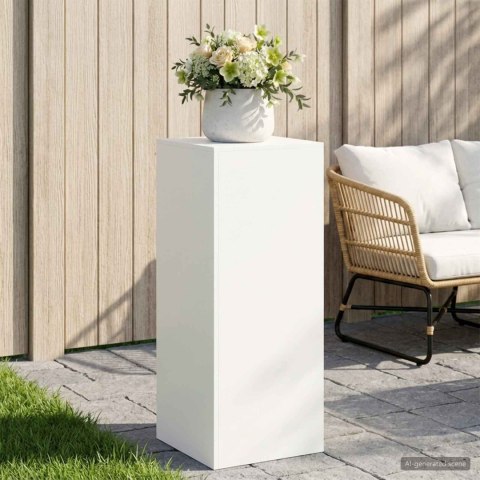 VidaXL Stojak na rośliny Biały 40 x 40 x 100 cm Stal