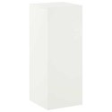 VidaXL Stojak na rośliny Biały 40 x 40 x 100 cm Stal