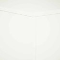 VidaXL Stojak na rośliny Biały 40 x 40 x 100 cm Stal