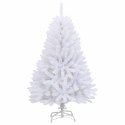 VidaXL Sztuczna choinka 150 cm PVC i stal Biały