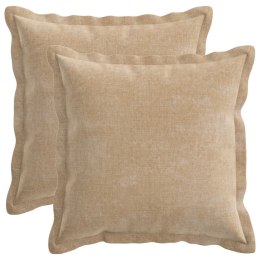 VidaXL Poduszka 2 szt. HOUTEN Ciemnoszary 45 x 45 cm Tkanina Chenille