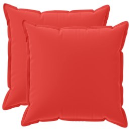VidaXL Poduszka 2 szt. HOUTEN czerwony 55 x 55 cm Poliester