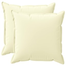 VidaXL Poduszka 2 szt. HOUTEN kremowy 70 x 70 cm Poliester