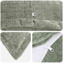 VidaXL Poduszka 2 szt. HOUTEN zielony 45 x 45 cm Tkanina Chenille