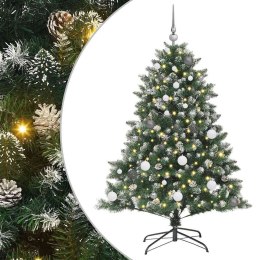 VidaXL Sztuczna choinka Zielony 150 cm PVC, plastik i stal