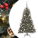 VidaXL Sztuczna choinka Zielony 150 cm PVC, plastik i stal