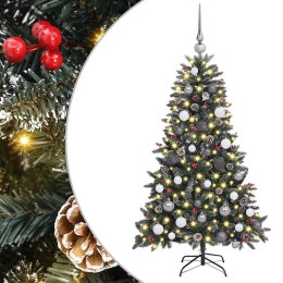 VidaXL Sztuczna choinka Zielony 150 cm PVC, plastik i stal