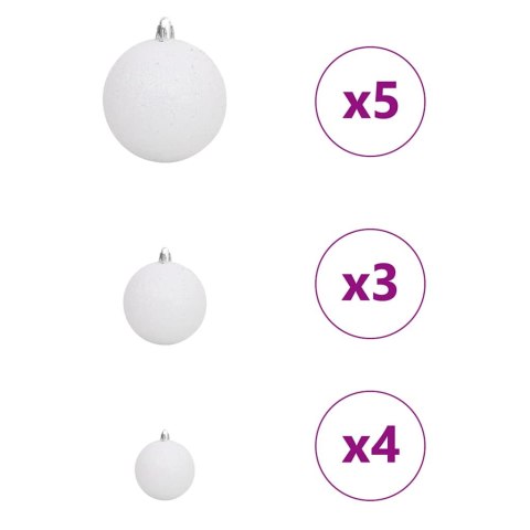 VidaXL Sztuczna choinka Zielony 150 cm PVC, plastik i stal