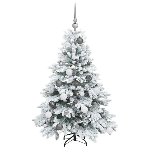 VidaXL Sztuczna choinka z 150 diodami LED Biały 120 cm PE i PVC