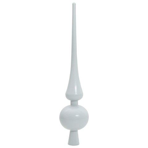 VidaXL Sztuczna choinka z 150 diodami LED Biały 120 cm PVC i stal