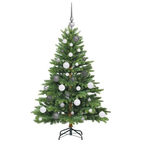 VidaXL Sztuczna choinka z 150 diodami LED Zielony 120 cm PE i PVC