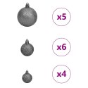 VidaXL Sztuczna choinka z 150 diodami LED Zielony 95 cm PE i PVC