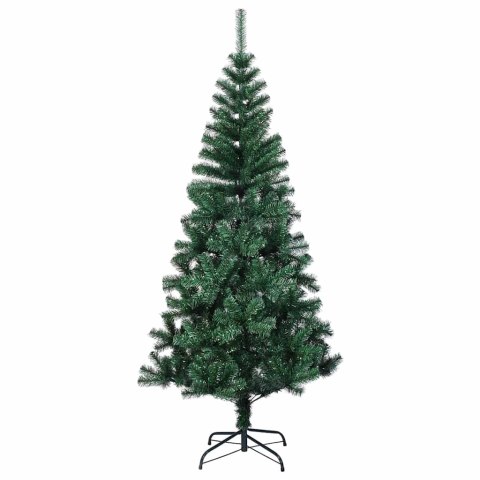 VidaXL Sztuczna choinka z oświetleniem na Boże Narodzenie 150 cm