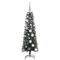 VidaXL Sztuczna choinka z podstawą Zielony 120 cm PVC, plastik i stal