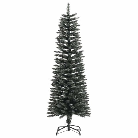 VidaXL Sztuczna choinka z podstawą Zielony 120 cm PVC, plastik i stal