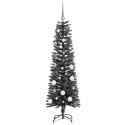 VidaXL Sztuczna choinka z podstawą Zielony 150 cm PVC, plastik i stal